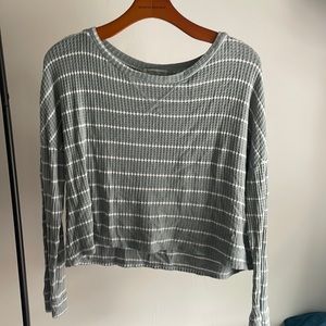 Charlotte Russe Long-Sleeve Crop Top